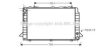 AVA QUALITY COOLING AI2085 Radiator, engine cooling